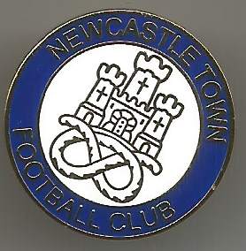Pin Newcastle Town FC blau/weiss